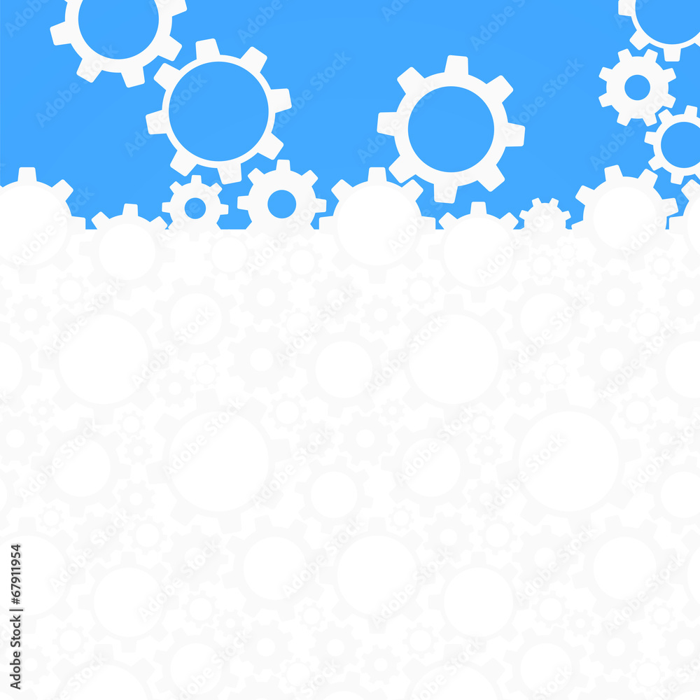 Abstract gear background. Vector illustration