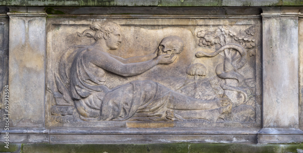 Fototapeta premium Bas-relief in Gdansk