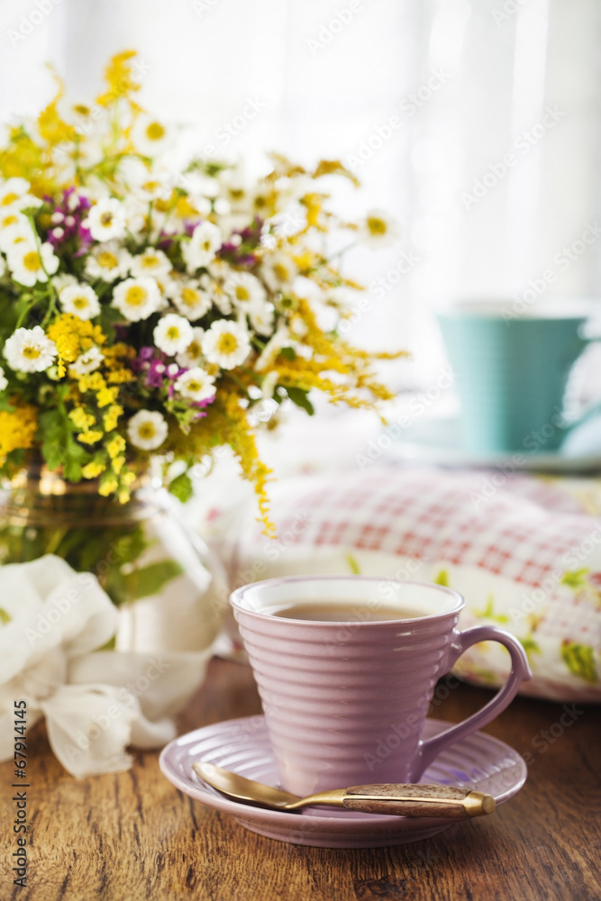 Tea and wildflowers Tea and wildflowers