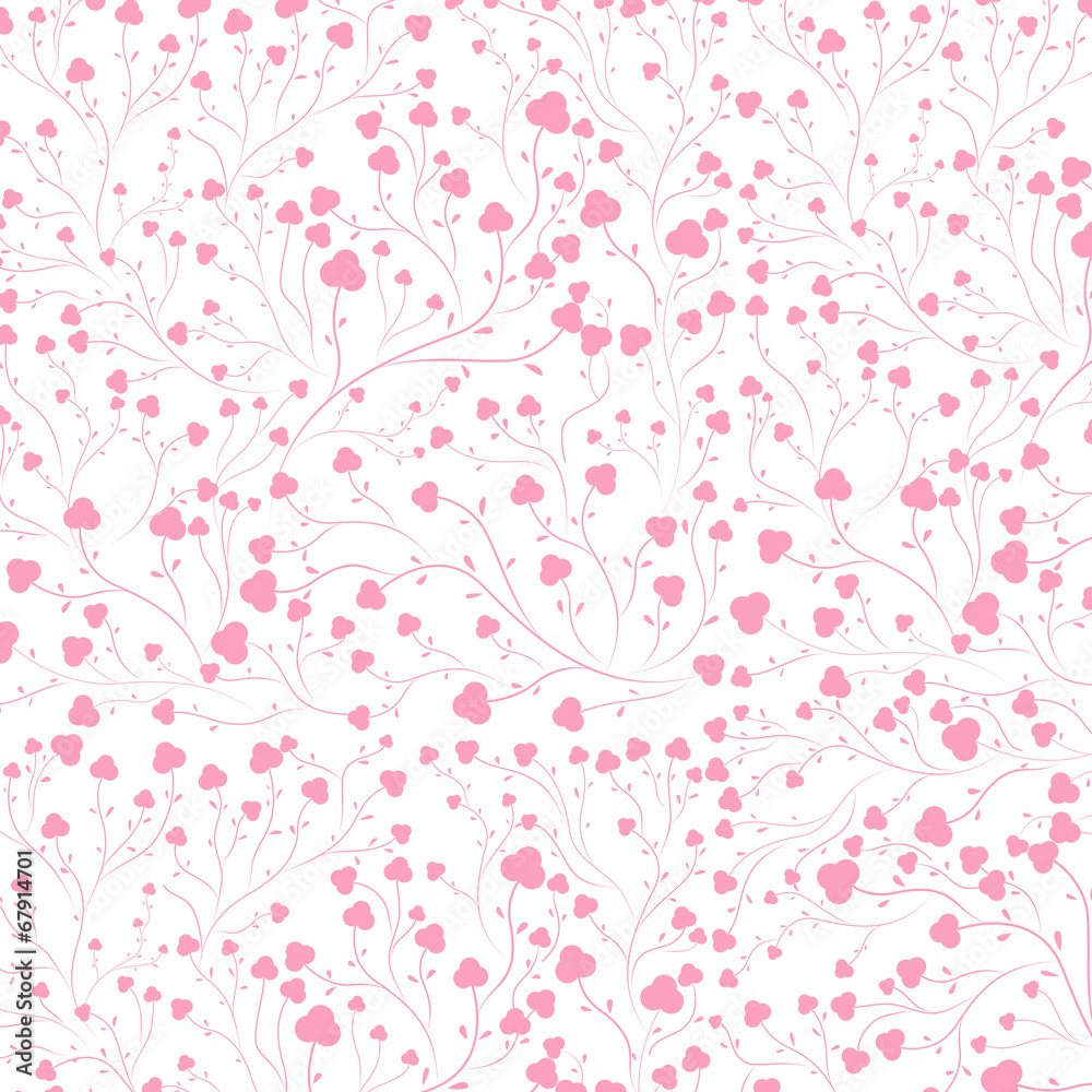 Floral illustration background