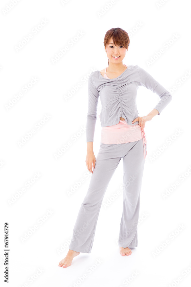 attractive asian woman exercise image attractive asian woman exercise image