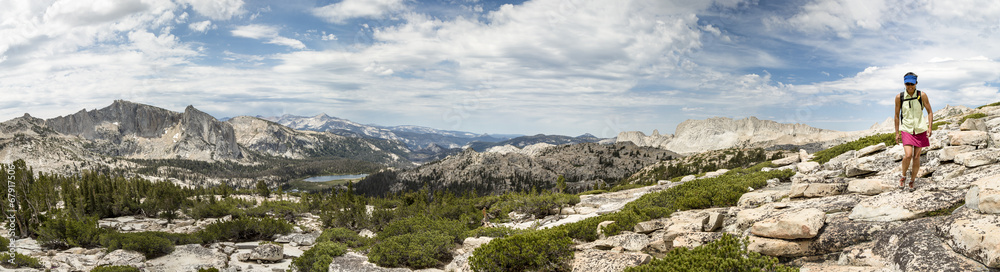 Fototapeta premium Female hiker.