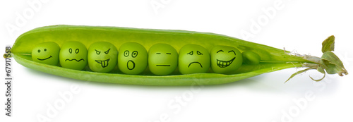 Foto Peas in a pod