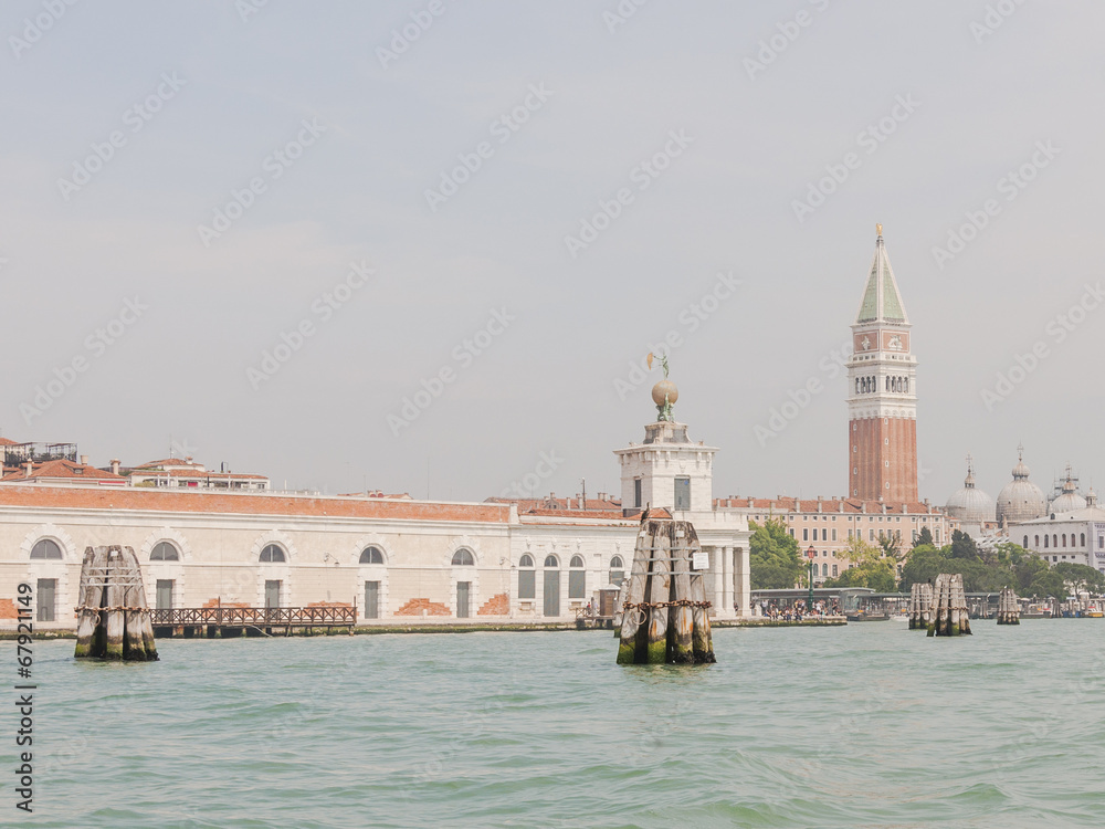 Venedig, Altstadt, Markusturm, Turm, Kanal, Frühling, Italien