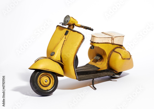 Classic vintage motor scooter