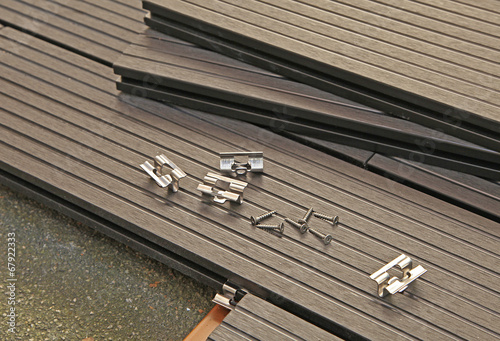 Quadro su tela terrasse en plancher composite