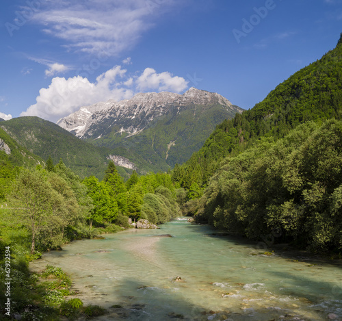  Rzeka Soca,Słowenia,Alpy Julijskie
