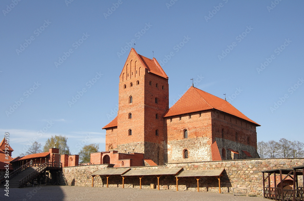 Medieval castle in Trakai