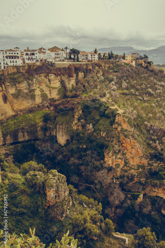 Ronda canyon. Province of Malaga, Spain