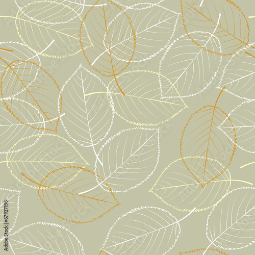 seamless background leaves
