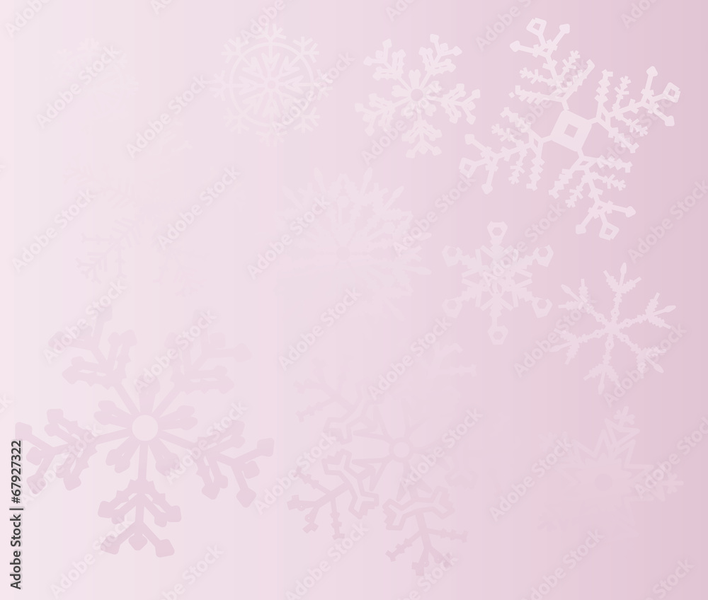 Christmas background snowflakes