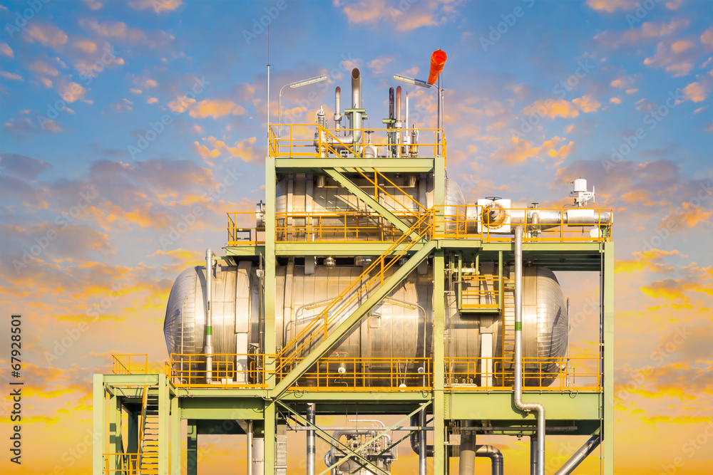 Deaerator heat exchanger or boiler feedwater for thermal power plant