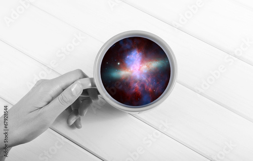 Galaxy in the cup