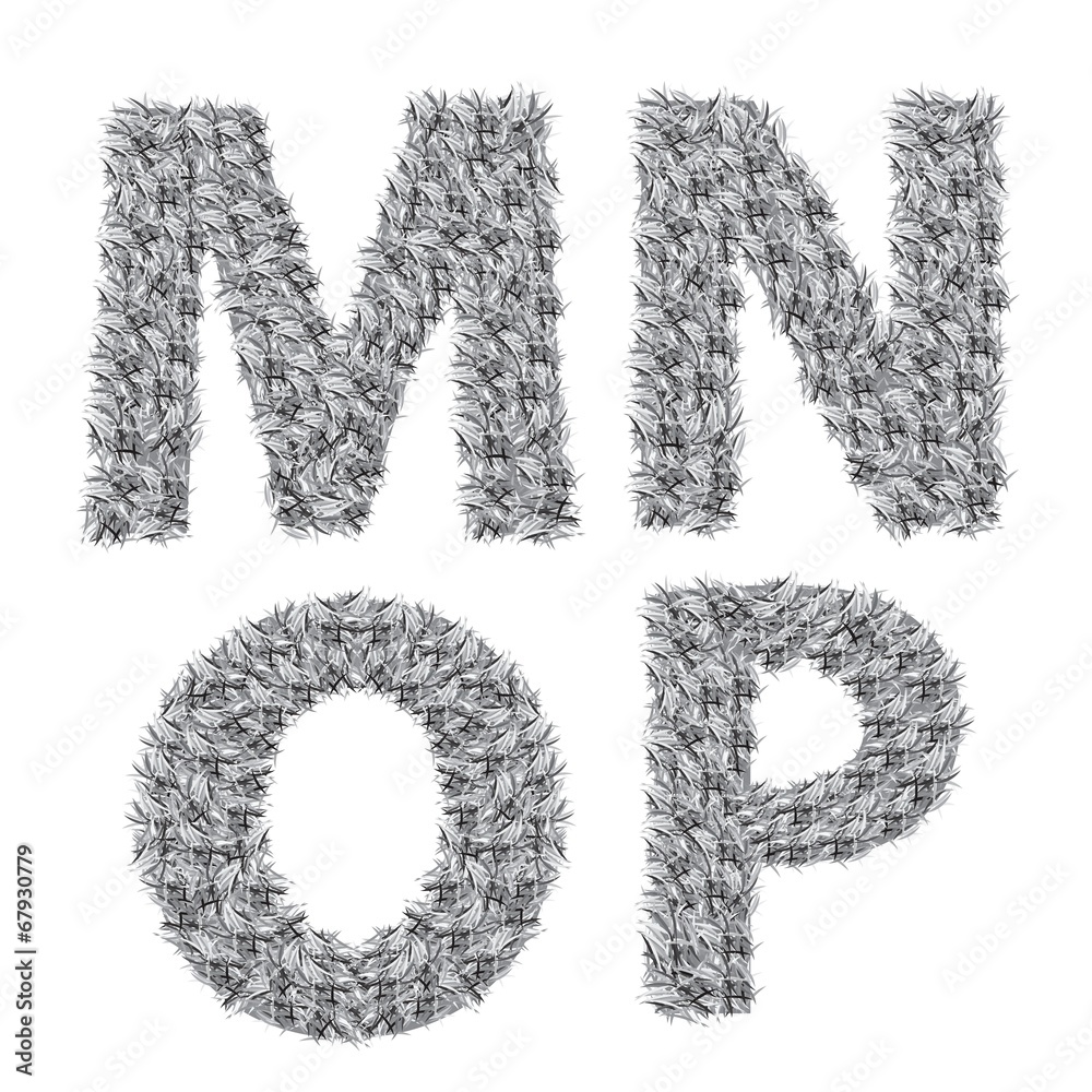 gray letters gray letters
