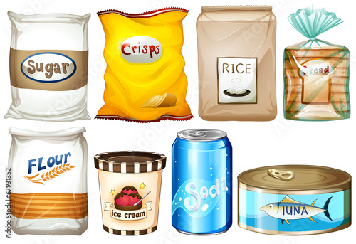 Different kind of foods