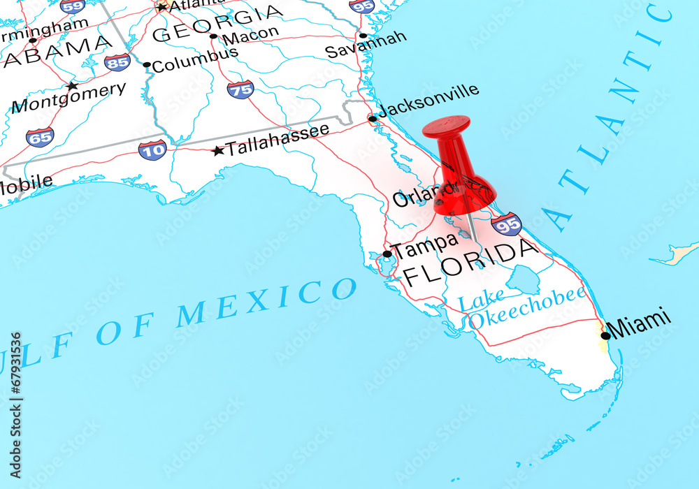 Naklejka premium Destination Florida