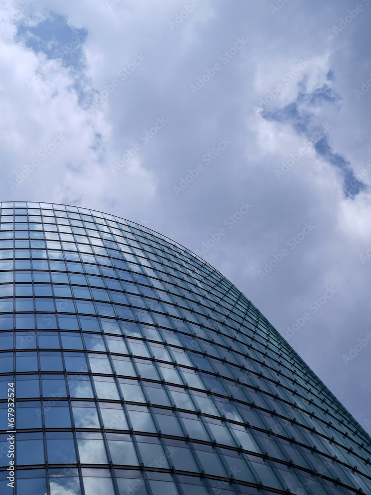 Fototapeta premium Skyscraper reflections, Potsdamerplatz, Berlin