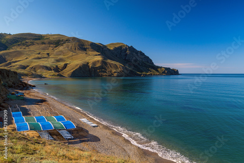 Quiet bay, Black Sea, Crimea photo