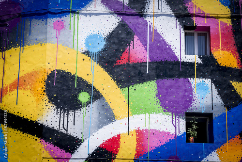 Graffiti taches de couleur