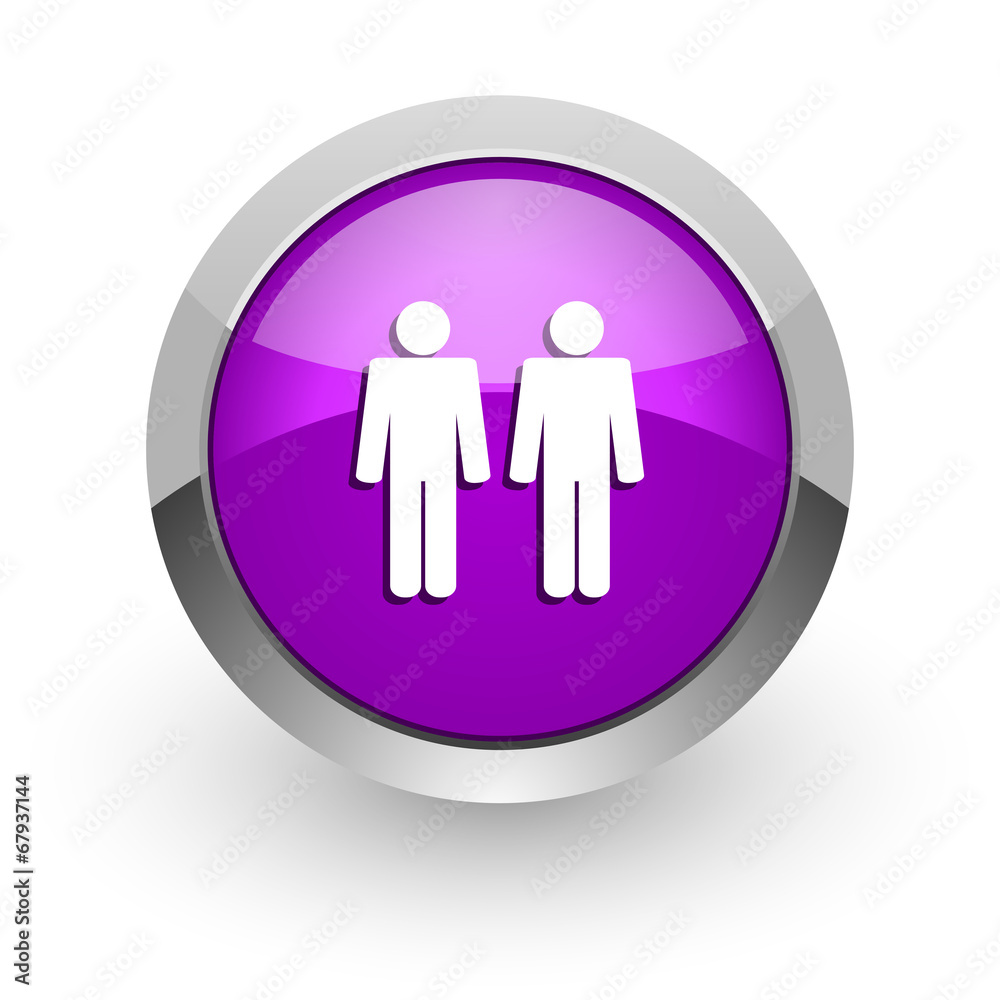 couple pink glossy web icon couple pink glossy web icon