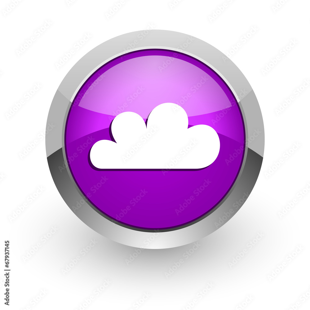 cloud pink glossy web icon cloud pink glossy web icon