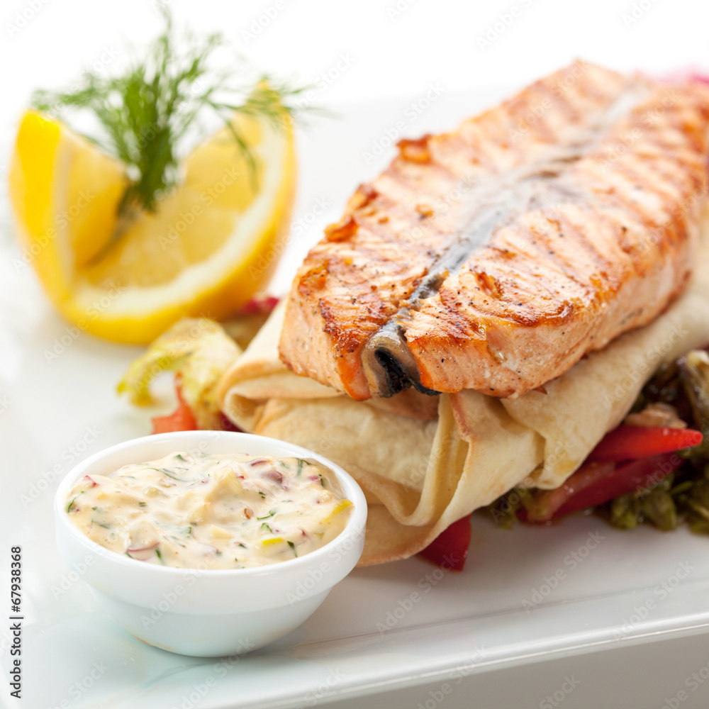 Salmon Steak Salmon Steak