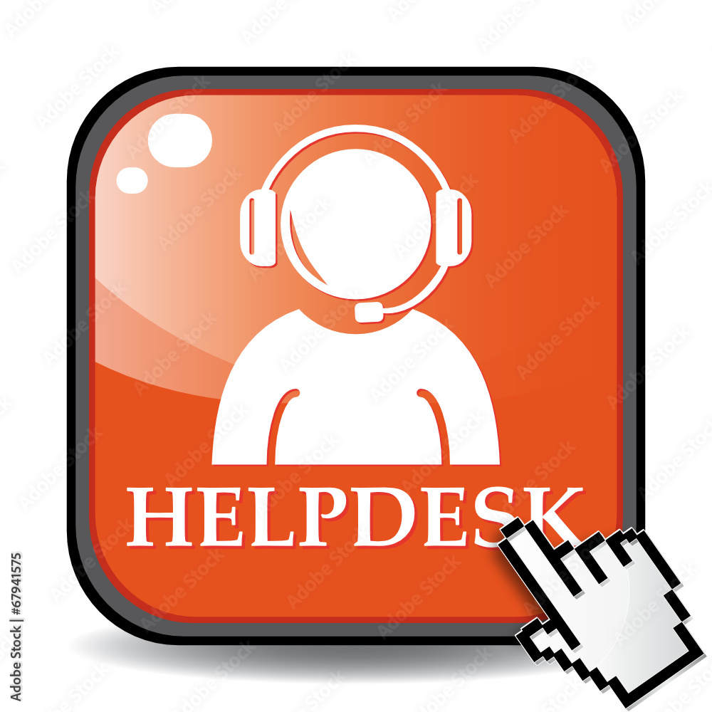 Fototapeta premium HELPDESK ICON