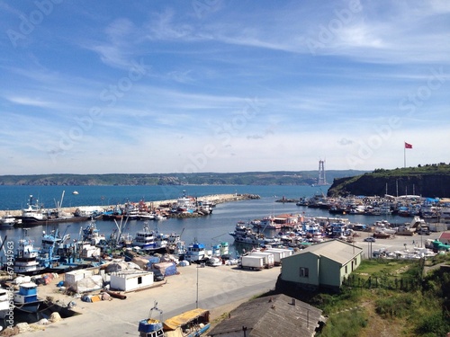 Photography black sea and bosphorus near istanbul