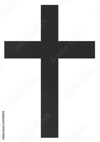 Billede på lærred Black cross