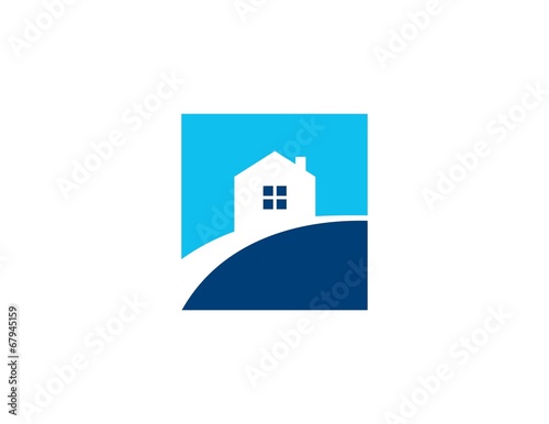 house real estate home logo icon, home construction logo symbol icon design