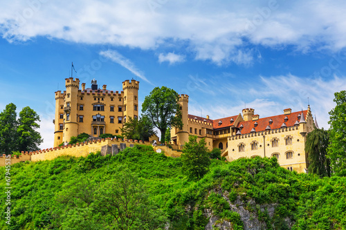 Hohenschwangau Castle in the Bavarian Alps, Germany photo