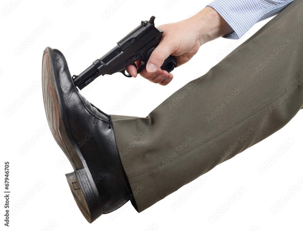 Φωτογραφία Don't shoot yourself in the foot