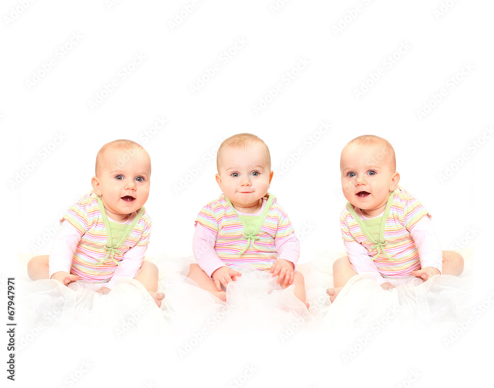 Three sisters have a fun. Picture with space for your text. Three sisters have a fun. Picture with space for your text.