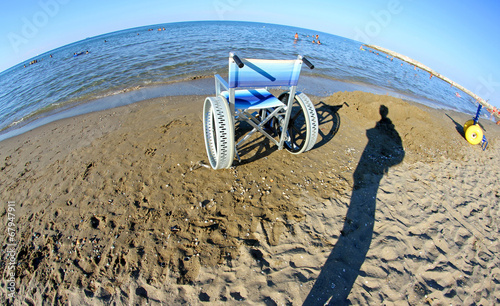 Special wheelchairs for disabled people with steel wheels
