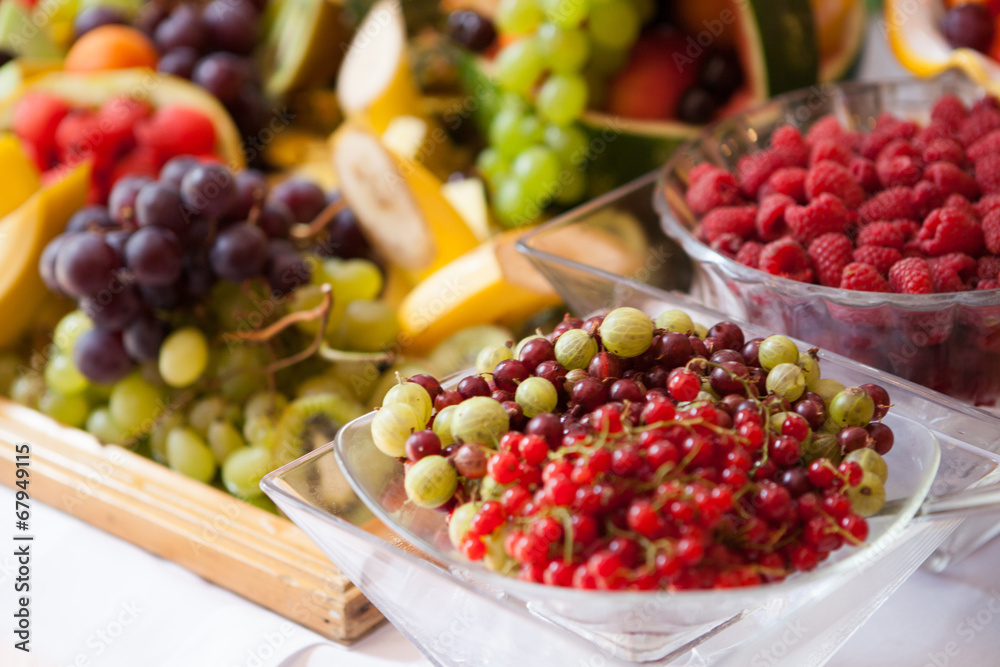 Wedding fruit table Wedding fruit table