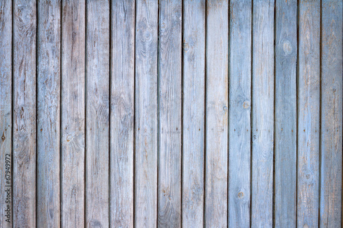 Old wooden blue painted boards background texture