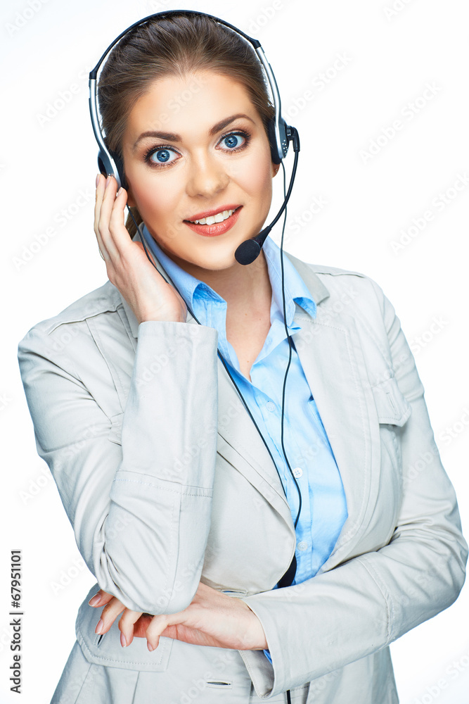 Woman support center worker Woman support center worker