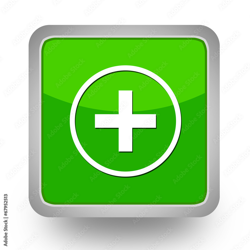 Fototapeta premium BOUTONS CARRES COLLECTION VERTE