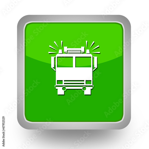 BOUTONS CARRES COLLECTION VERTE