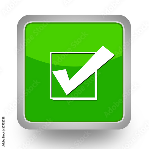 BOUTONS CARRES COLLECTION VERTE