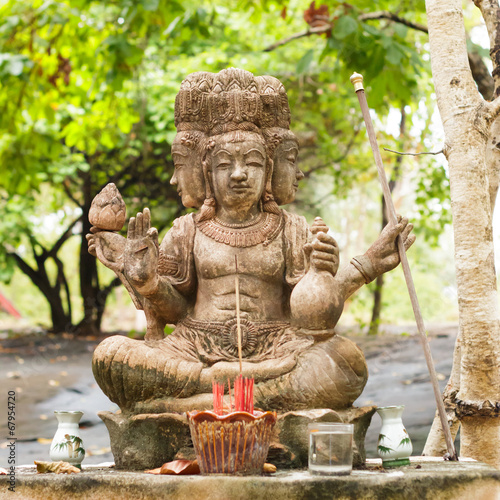 Statue of traditional god