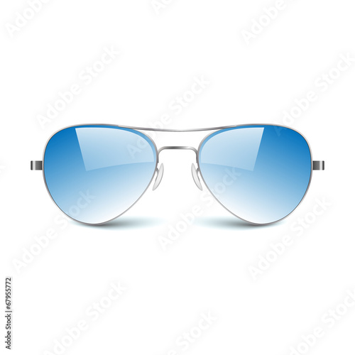 illustration of sun glasses on white background