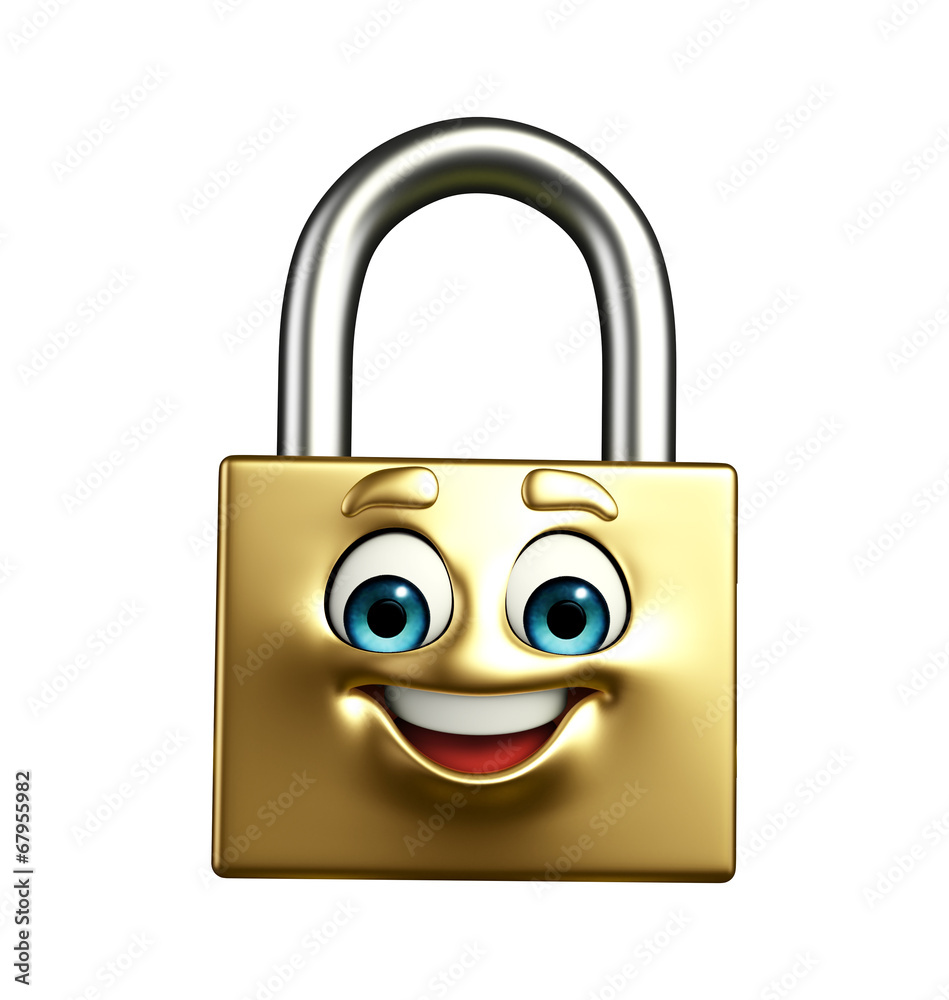 3D Lock Illustration 3D Lock Illustration
