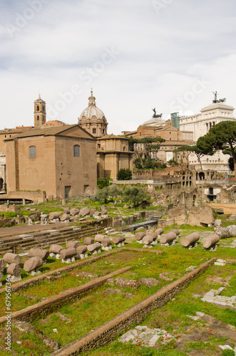 roman ruins, Rome, Italy