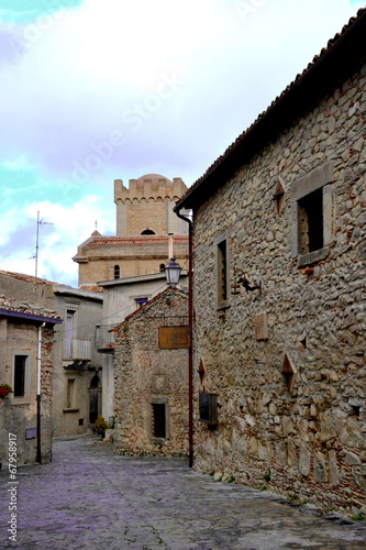 Montalbano elicona - small town in the province of Messina