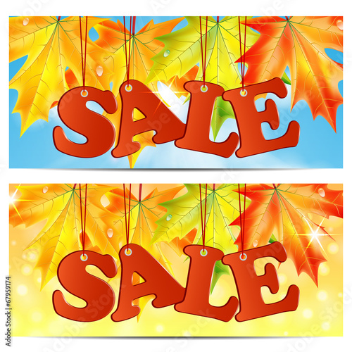 Seasonal autumn sale