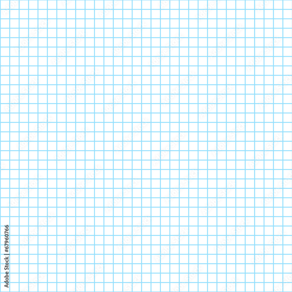 Seamless sheet of exercise book check pattern