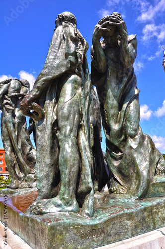 Detalle de Los burgueses de Calais, Rodin, Calais photo