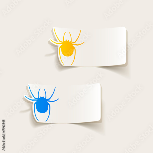 realistic design element: spider