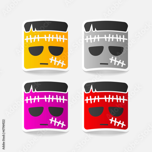 realistic design element: zombie